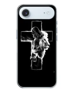 Чехол для iPhone 17 Air с картинкой «Сияющий крест Jesus»