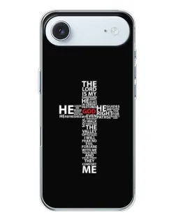 Чехол для iPhone 17 Air с картинкой «Текстовый крест»