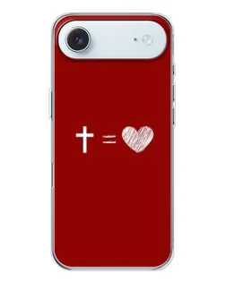 Чехол для iPhone 17 Air с картинкой «Уравнение любви»