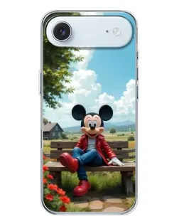 Чохол для iPhone 17 Air з картинкою «Міккі на лавці»