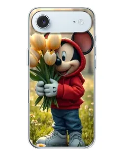 Чохол для iPhone 17 Air з картинкою «Міккі з тюльпанами»