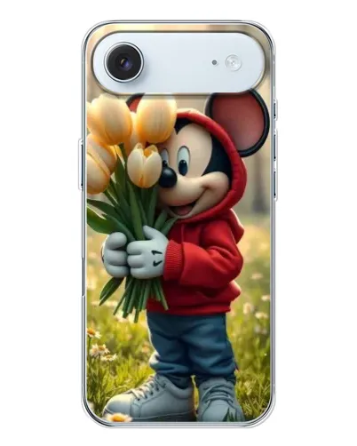 Чохол для iPhone 17 Air з картинкою «Міккі з тюльпанами» Чохол для iPhone 17 Air з картинкою «Міккі з тюльпанами»