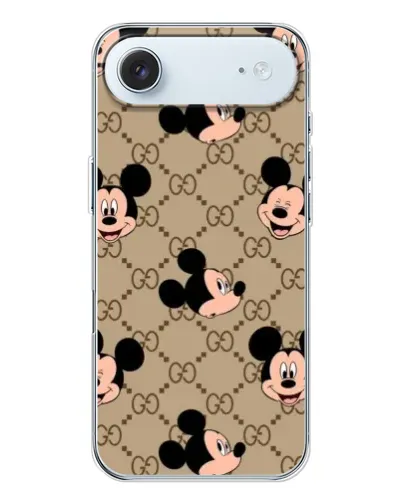 Чохол для iPhone 17 Air з картинкою «Брендовий паттерн Міккі» Чохол для iPhone 17 Air з картинкою «Брендовий паттерн Міккі»