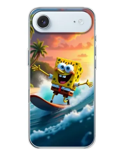 Чохол для iPhone 17 Air з картинкою «Губка Боб серфінгіст» Чохол для iPhone 17 Air з картинкою «Губка Боб серфінгіст»
