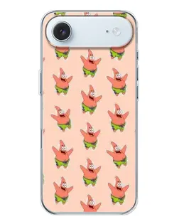 Чохол для iPhone 17 Air з картинкою «Патрік Стар паттерн»