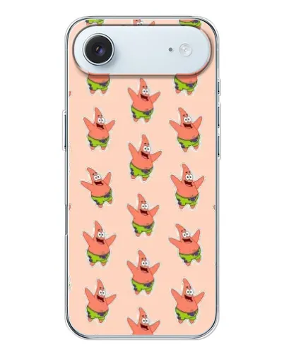 Чохол для iPhone 17 Air з картинкою «Патрік Стар паттерн» Чохол для iPhone 17 Air з картинкою «Патрік Стар паттерн»