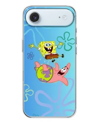 Чохол для iPhone 17 Air з картинкою «Спанч Боб та Патрік» Чохол для iPhone 17 Air з картинкою «Спанч Боб та Патрік»