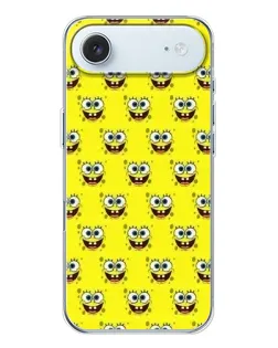 Чохол для iPhone 17 Air з картинкою «Паттерн Губка Боб»