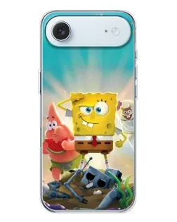 Чохол для iPhone 17 Air з картинкою «Спанч Боб переможець»