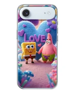 Чохол для iPhone 17 Air з картинкою «Губка Боб Патрік»