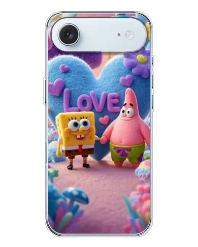 Чохол для iPhone 17 Air з картинкою «Губка Боб Патрік»