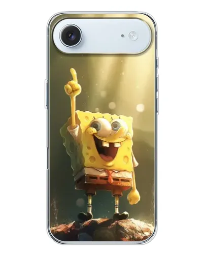 Чохол для iPhone 17 Air з картинкою «Сяючий Спанч Боб» Чохол для iPhone 17 Air з картинкою «Сяючий Спанч Боб»