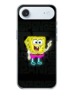 Чохол для iPhone 17 Air з картинкою «Неоновий Губка Боб»