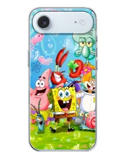 Чехол для iPhone 17 Air с картинкой «Губка Боб и друзья»