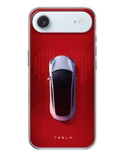 Чохол для iPhone 17 Air з картинкою «Tesla Top View»