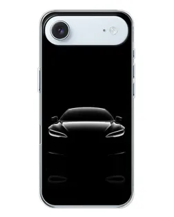 Чохол для iPhone 17 Air з картинкою «Силует Tesla Night»