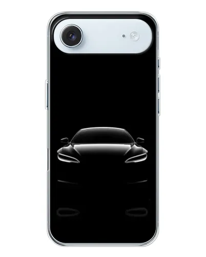 Чохол для iPhone 17 Air з картинкою «Силует Tesla Night»