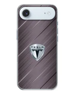 Чохол для iPhone 17 Air з картинкою «Металева текстура Tesla»