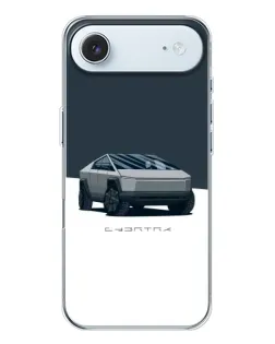 Чохол для iPhone 17 Air з картинкою «Сріблястий Cybertruck Tesla»