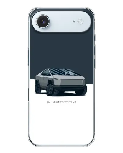 Чохол для iPhone 17 Air з картинкою «Сріблястий Cybertruck Tesla»