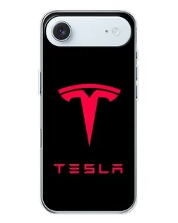 Чохол для iPhone 17 Air з картинкою «Tesla Red Logo»