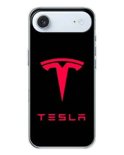 Чохол для iPhone 17 Air з картинкою «Tesla Red Logo»