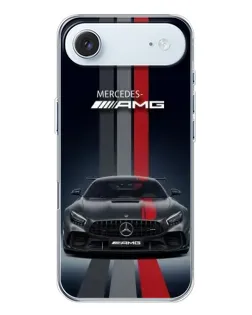 Чохол для iPhone 17 Air з картинкою «Mercedes — білий карбон»
