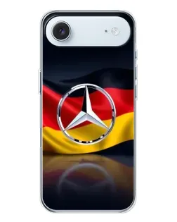 Чохол для iPhone 17 Air з картинкою «Mercedes — прапор Німеччини»