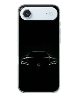 Чохол для iPhone 17 Air з картинкою «Mercedes — силует авто»