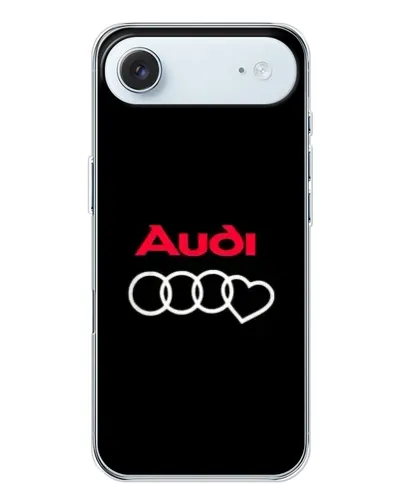 Чохол для iPhone 17 Air з картинкою «Логотип Audi Heart»