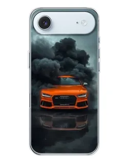 Чохол для iPhone 17 Air з картинкою «Audi у хмарах диму»