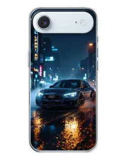 Чохол для iPhone 17 Air з картинкою «Нічне місто та Audi»