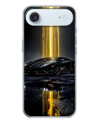Чохол для iPhone 17 Air з картинкою «Нічний Lamborghini драйв»