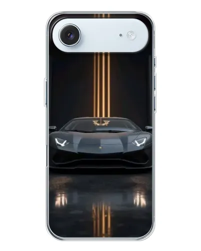 Чохол для iPhone 17 Air з картинкою «Lamborghini золоті лінії»