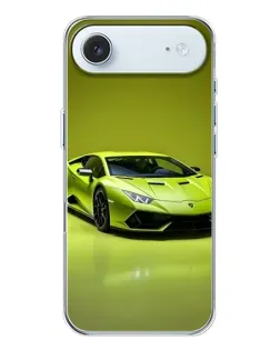 Чохол для iPhone 17 Air з картинкою «Салатовий Lamborghini Huracan»