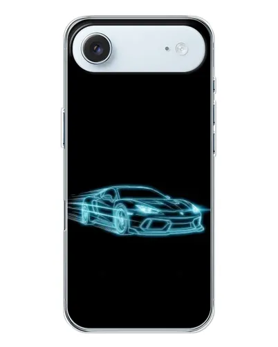 Чохол для iPhone 17 Air з картинкою «Неоновий контур Lamborghini»