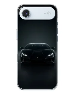 Чохол для iPhone 17 Air з картинкою «Чорний Lamborghini Aventador»