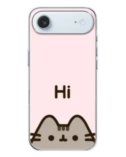 Чохол для iPhone 17 Air з картинкою «Пушин каже Hi»
