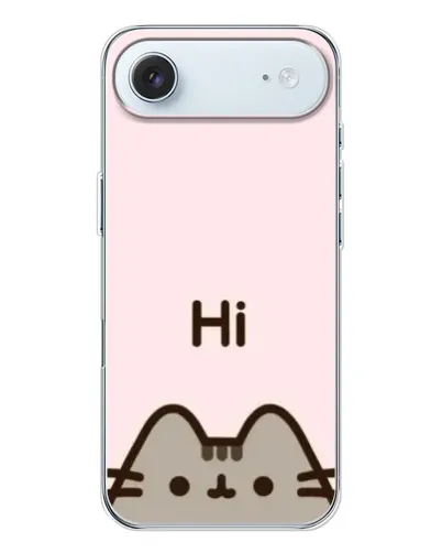 Чохол для iPhone 17 Air з картинкою «Пушин каже Hi» Чохол для iPhone 17 Air з картинкою «Пушин каже Hi»