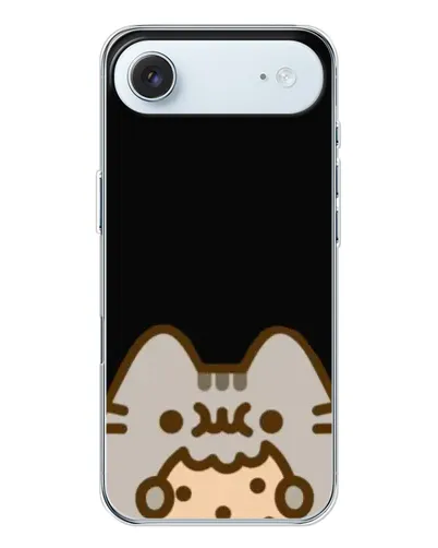 Чохол для iPhone 17 Air з картинкою «Пушин на чорному» Чохол для iPhone 17 Air з картинкою «Пушин на чорному»
