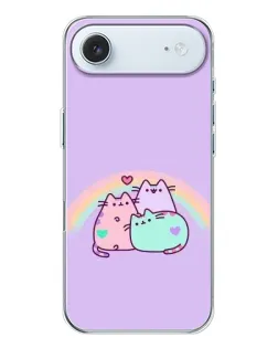 Чохол для iPhone 17 Air з картинкою «Веселкові Пушини»