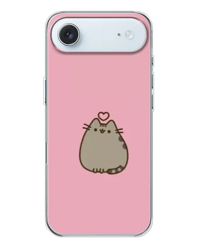 Чохол для iPhone 17 Air з картинкою «Pusheen серце» Чохол для iPhone 17 Air з картинкою «Pusheen серце»