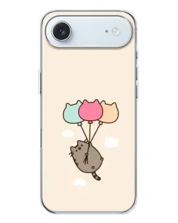 Чехол для iPhone 17 Air с картинкой «Пушин на шариках»