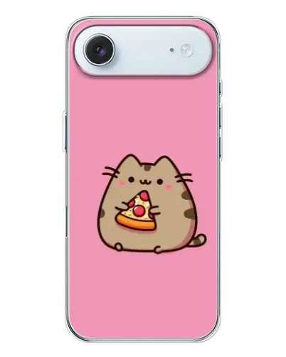 Чехол для iPhone 17 Air с картинкой «Пушин с пиццей»