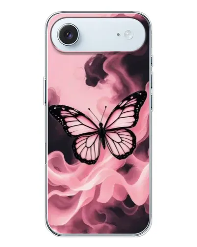 Чехол для iPhone 17 Air с картинкой «Бабочка в дыму»