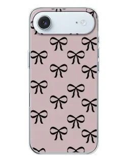 Чохол для iPhone 17 Air з картинкою «Чорні бантики»