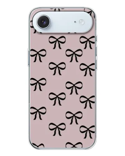 Чохол для iPhone 17 Air з картинкою «Чорні бантики»