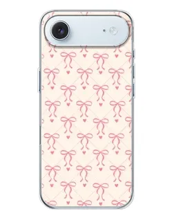 Чохол для iPhone 17 Air з картинкою «Рожеві бантики Coquette»