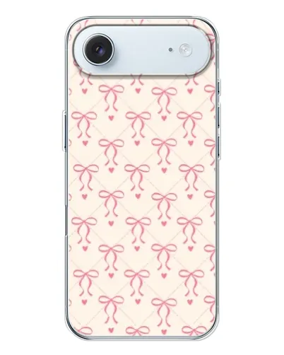 Чохол для iPhone 17 Air з картинкою «Рожеві бантики Coquette»