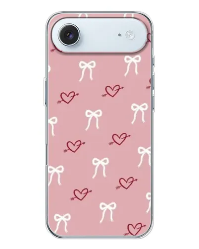 Чохол для iPhone 17 Air з картинкою «Серця та банти»